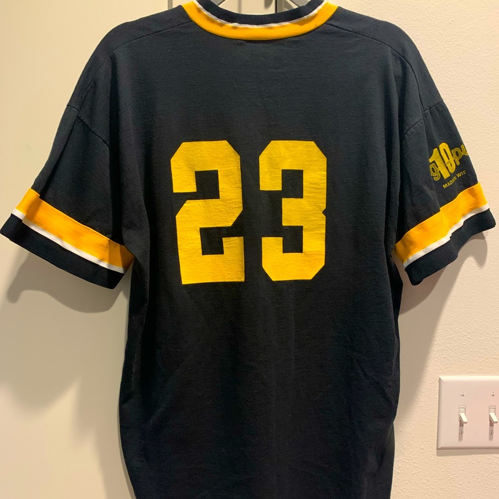 RUSSELL ATHLETICS || #23 Wisconsin Water🦬Buffaloes Jersey-Shirt 💛🖤